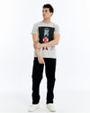 Stone Washed ZOL TARSPEAKSPrinted CottonT-shirt
