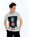 Stone Washed ZOL TARSPEAKSPrinted CottonT-shirt