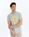 Stone Washed I CHOOSE VIOLENCE CHICK Printed CottonT-shirt