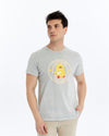 Stone Washed I CHOOSE VIOLENCE CHICK Printed CottonT-shirt