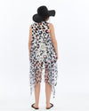 Sleveless Angel Wings& Butterfly Embroidery Patchwork Wrap