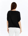 Sparkly AS ABOVE AS BELOWEmboirderyBallon Cut Women Cotton T-Shirt