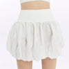 Women Ballon Bubble cut Plain Skirt