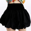 Women Ballon Bubble cut Plain Skirt