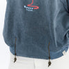 Ballon Cut Zip Front MONKEY THINKINGPrint Women Sweatshirt