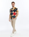 RETRO VINYL Patterned Print Men's Regular Shirt
