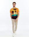ORANGE BEACH Patterned Print Men's Regular Shirt