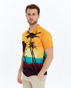 ORANGE BEACH Patterned Print Men's Regular Shirt