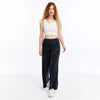 High Waisted Flare Leg Soft Cotton Trouser