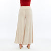 High Waisted Flare Leg Soft Cotton Trouser