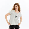 Stone Washed I am fine Everything is Fine Print Women's Top
