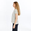 Stone Washed Woodstock Peace Love Music Print Women's Top