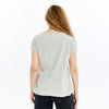 Stone Washed Woodstock Peace Love Music Print Women's Top