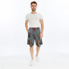 Stone Washed Cotton Distrees Cut Men's Jogger