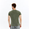 Stone Washed Effect YOU SAW NOTHING CATPrinted CottonT-shirt