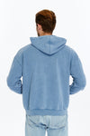 Stone Washed ENNUI EMOTION Printed Cotton Men's Hoodie