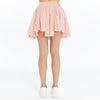 Women self patternedwith belt loop Stone Washed Cotton Plain Skirt