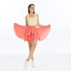 Women self patternedwith belt loop Stone Washed Cotton Plain Skirt