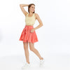 Women self patternedwith belt loop Stone Washed Cotton Plain Skirt