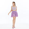 Women self patternedwith belt loop Stone Washed Cotton Plain Skirt