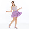 Women self patternedwith belt loop Stone Washed Cotton Plain Skirt