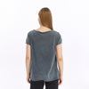 Stone Washed Ghost Tree Print Women's Top