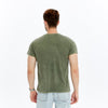 Stone Washed TAKING A WALK ON DARK SIDEPrinted CottonT-shirt