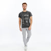 Stone WashedGuitar Mc 1995 Patent Printed Cotton T-Shirt