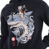 Catana Shark Print Men's CottonNavy BlueHoodie