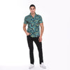 Cool Cat Printed Short Sleeve Men's Shirt