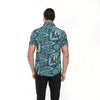 Cool Cat Printed Short Sleeve Men's Shirt