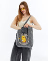 I CHOOSE VIOLENCE FUNNY DUCK Printed Cotton Tote Bag