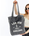 LONDON & ENGLAND SOUVENIER Printed Cotton Tote Bag