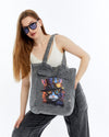 STEAMPUNK CAT Printed Cotton Tote Bag