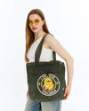 I CHOOSE VIOLENCE FUNNY DUCK Printed Cotton Tote Bag