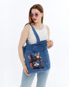 STEAMPUNK CAT Printed Cotton Tote Bag