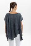 Stone Washed JellyFish Mushroom Pancho Designed Women's T-Shirt
