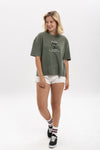 Stone WashedI am Fine Everything Is Fine Printed Women's Relaxed T-Shirt