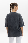 Stone WashedRaccoon Headphones Printed Women's Relaxed T-Shirt