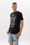 Identical New SkullsPrinted Cotton T-shirt