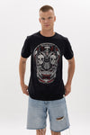 Identical New SkullsPrinted Cotton T-shirt