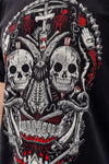 Identical New SkullsPrinted Cotton T-shirt