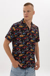 Retro T5 VW Men's Short Sleeve Regular Shirt