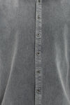 Stone WashedPlain Long Sleeve Men's Shirt
