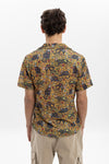 Cat Rose Print Patterned Men's RegularShirt