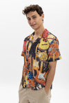 All GuitarFullPrint Patterned Men's RegularShirt