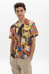All GuitarFullPrint Patterned Men's RegularShirt