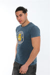 Stone Washed I CHOOSE VIOLENCE CHICK Printed CottonT-shirt