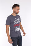 Search Engine Bicycle Printed NavyT-shirt