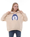 TotoPrint Fleece Cotton Women Long SleeveHoodie